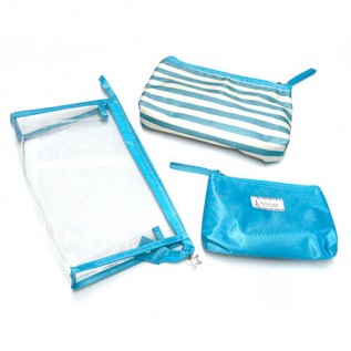 Косметичка Классика 1ШТ. B5108W-lt.blue