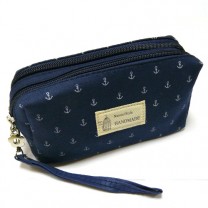 Косметичка Якорь принт 1шт. B122ANC-blue
