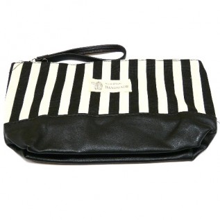 Косметичка Полоска Комбінована 1ШТ. B5108-Dz2-black