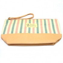 Косметичка Полоска Комбінована 1ШТ. B5108-Dz2-pinkgreen