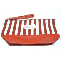 Косметичка Полоска Комбінована 1ШТ. B5108-Dz2-red